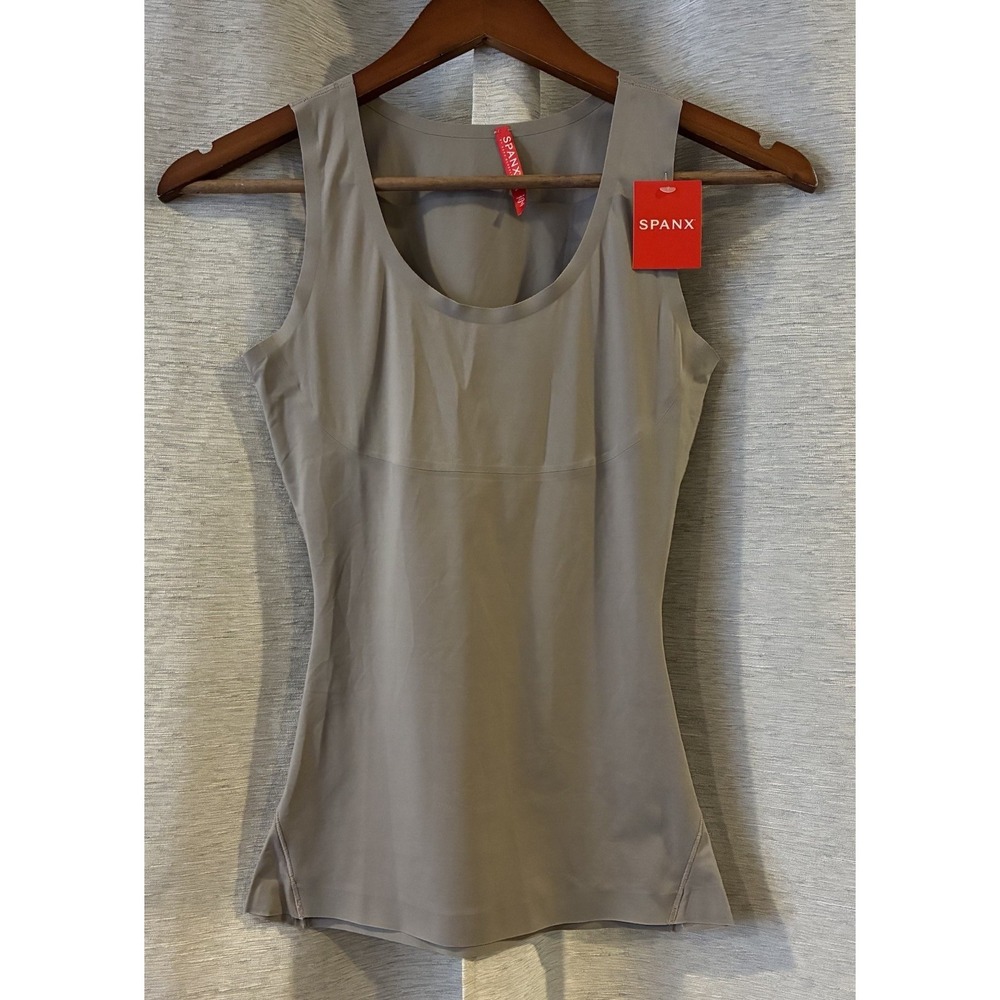 Spanx Cami Tank Shapewear Trust Your‎ Thinstincts Gray Size Small NWT